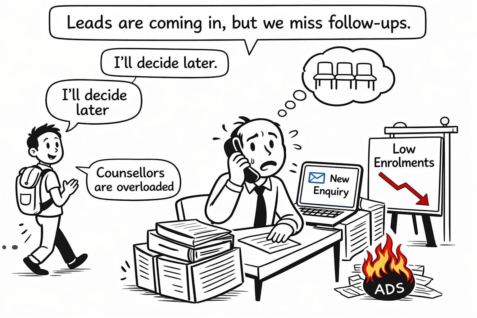 Education follow-up problem