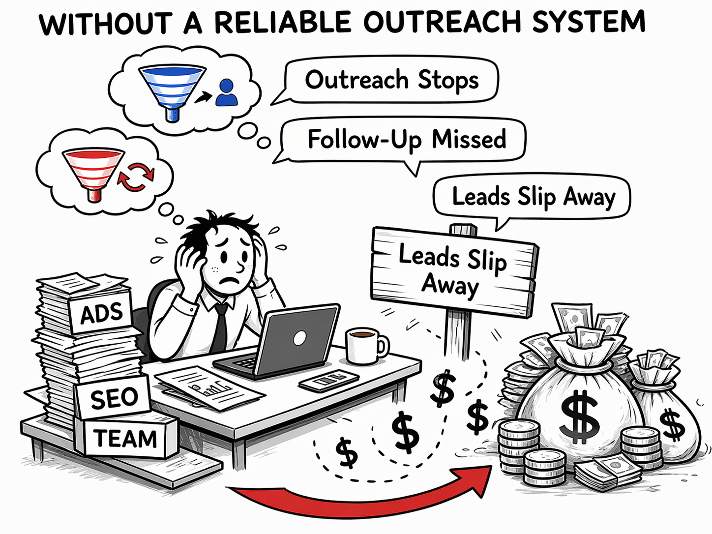 WITHOUT A RELIABLE OUTREACH SYSTEM